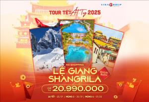 [Tết 2025] (26 Tết) Tour Trung Quốc - Lệ Giang - Shangrila